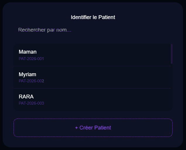 Identification Patient - NeuroAlert PRO