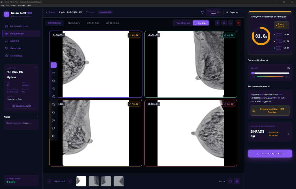 Analyse IA & Diagnostic - NeuroAlert PRO